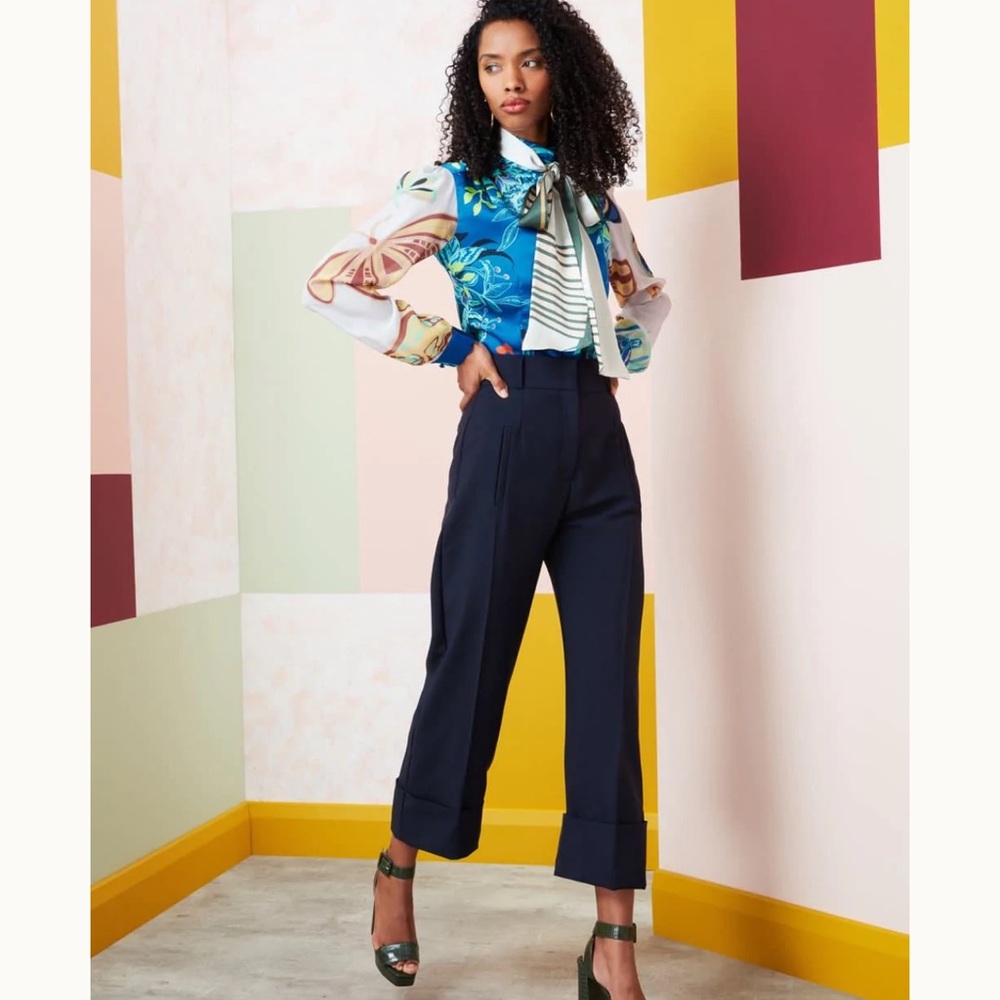 Sikaa Leonie tailed trousers size 4 NWT